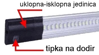 Uklopna-isklopna jedinica T-2D Touchdimm - za LED redne svjetiljke
