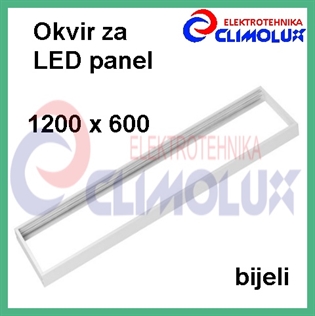 Okvir za nadžbuknu montažu LED panela 1200x300
