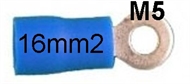 Stopica okasta izolirana 16 mm2 M5 plava