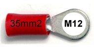 Stopica okasta izolirana  35 mm2 M12 crvena