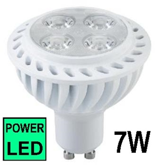Žarulja LED GU10 7W, 6500K POWER Spot
