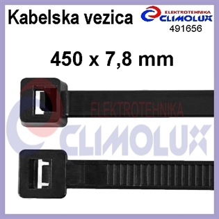 Kabelska vezica 450 x 7,8 crna