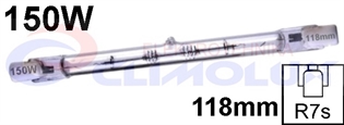 Žarulja halogena R7s 150W ,linearna, TE, 118mm