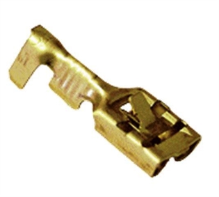 Natična stopica neizolirana 6,3x0,8mm ,2,5mm2 s osiguračem