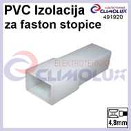 Izolacija PVC za natičnu stopicu 4,8x0,5mm
