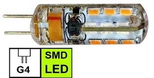 Žarulja LED Capsula G4 1,5W , 12V