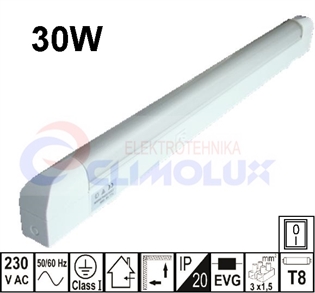 Svjetiljka za namještaj PLAST-S 30W T8G13 EB