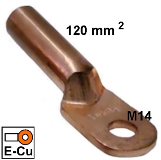 Neizolirana produžena bakrena okasto-cjevatsa Stopica 120 mm2 M14