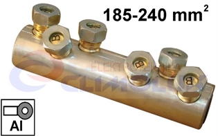 Vijčana aluminijska spojna čahura 185-240 mm2