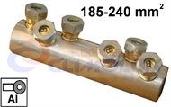 Vijčana aluminijska spojna čahura 185-240 mm2