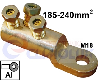Vijčana aluminijska okasta stopica 185-240 mm2