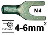 Neizolirana viličasta stopica  4-6mm2 M4