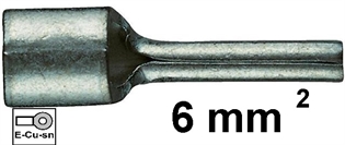 Neizolirana igličasta stopica 6 mm2