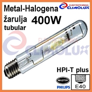 Metalhalogena žarulja 400W E40 HPI-T plus Master, tubular