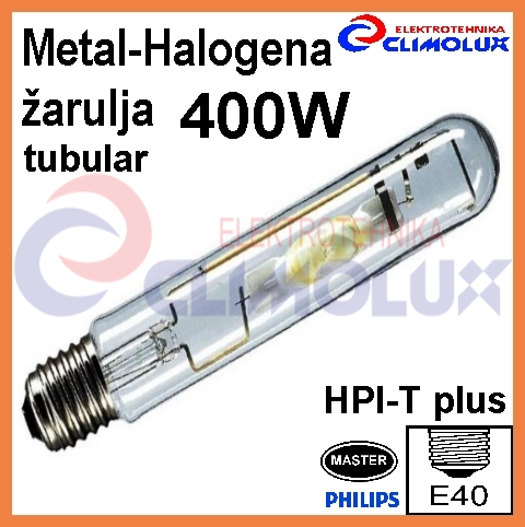 metal halide lamp tubular