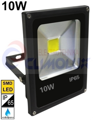 LED reflektor 10W SMD-LT, plosnati, IP65