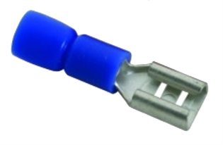 Natična stopica izolirana 4,8x0,5mm ;2,5mm2 plava