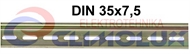 Nosač perforirani DIN 35x7,5 ,L=500mm