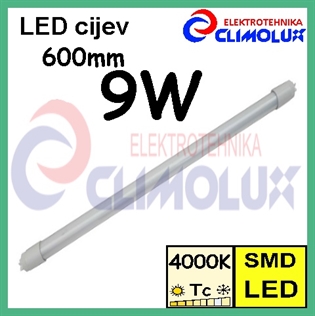 LED svjetlosna cijev T8 9W 4000K , 600mm
