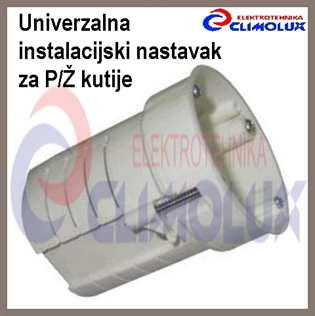 Instalacijska podžbukna kutija - univerzalni nastavak