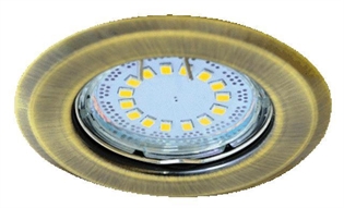 Ugradbeno rasvjetno tijelo - Downlight URT-16 zlatna-mat fiksna