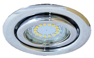 Ugradbeno rasvjetno pomićno tijelo - Downlight URT-16 krom 30°
