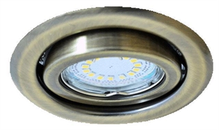 Ugradbeno rasvjetno pomićno tijelo - Downlight URT-16 zlatna-mat 30°