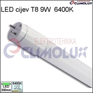 LED cijev T8  9W 6400K , 600mm,Lx