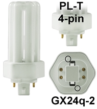 Energy saving bulb PL-T 4pin G24q-2 18W/830