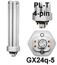 Energiesparlampe PL-T 4pin G24q-5 57W/830