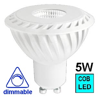 LED-COB SPOT-light GU10  5W/27K DIMM