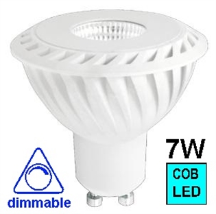 LED-COB SPOT-light GU10  7W/27K DIMM