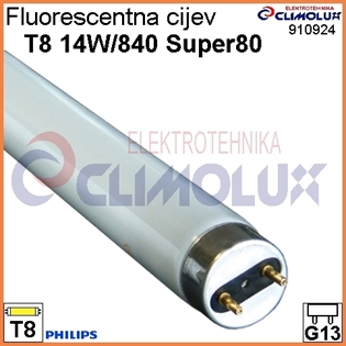 Fluorescentna cijev T8 14W/840 Super80