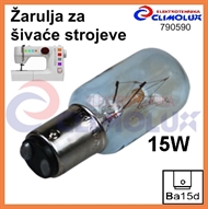 Žarulja za šivaći stroj T22 15W Ba15d