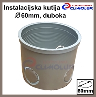 Instalacijska kutija fi 60, duboka, za podžbuknu ugradnju