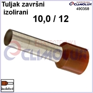 Završni tuljak izolirani  10,0/12 smeđi