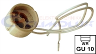 Ceramic socket GU10 for halogen lamps, EL