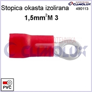 Stopica okasta izolirana  1,5mm2 M3 crvena