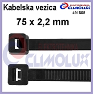 Kabelska vezica   75 x 2,2 crna