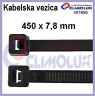 Kabelska vezica  450 x 7,8 crna