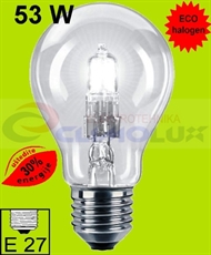 ECO-halogena žarulja EcoClasic E-27 53W A55 bistra