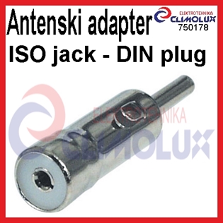 Auto antenski adapter ISO-ženski na DIN-muški