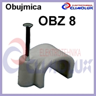 Obujmica OBZ s čavlom  8 siva
