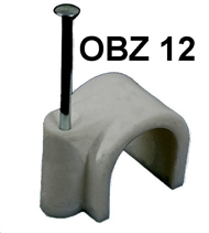 Obujmica OBZ sa čavlom 12 siva