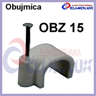 Obujmica OBZ s čavlom OBZ 15 siva