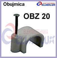 Obujmica OBZ s čavlom OBZ 20 siva