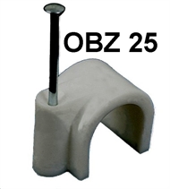 Obujmica OBZ sa čavlom 25 siva