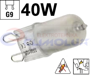 Žarulja halogena JCDR - G9 40W ,capsula ,matirana