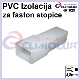 Izolacija PVC za natičnu stopicu 4,8x0,5mm