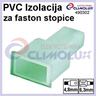 Izolacija za utičnu 4,8mm i natičnu 6,3mm stopicu